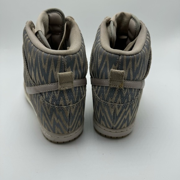 Nike Dunk Sky Hi Hidden Wedge Gray Suede Bolt Sneakers Women’s Size 7 - Picture 13 of 13
